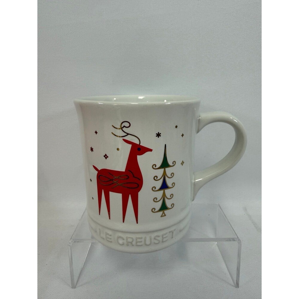 Le Creuset Noel Collection Reindeer Mug NEW No Box